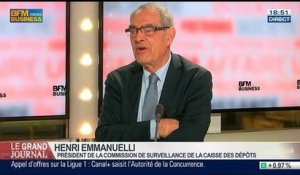 Henri Emmanuelli, président de la commission de surveillance de la Caisse des dépôts et consignations, et député PS des Landes, dans Le Grand Journal - 18/03 4/4