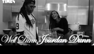 2 Chainz & Jourdan Dunn Remixing "No Lie" In The Kitchen