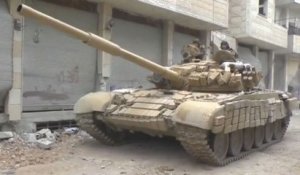 GoPro sur un tank de combat en Syrie