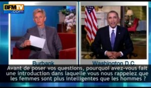 Quand Michelle est partie, Barack Obama fait des blagues à la télé - 21/03