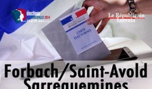 Municipales 2014 : le point à 20 h à Forbach, Saint-Avold et Sarreguemines