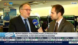 McPhy Energy fait son entrée en bourse: Pascal Mauberger, dans Intégrale Bourse – 25/03