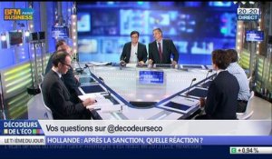 Hollande: après la sanction, quelle réaction ?, dans Les Décodeurs de l'éco - 26/03 5/5