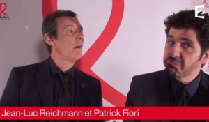 Jean-Luc Reichmann et Patrick Fiori - Sidaction 2014 - Protégez-vous