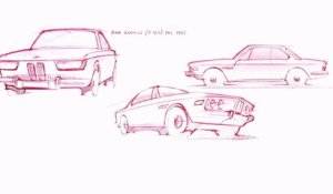 Le BMW CS Vintage Concept en vidéo