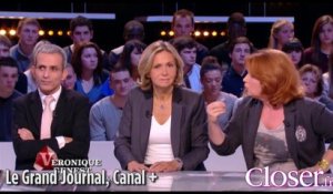 Véronique Genest au "Grand Journal" de Canal + le 13 novembre 2013
