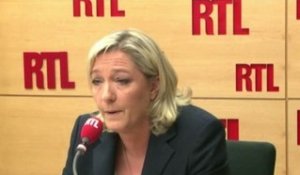 Marine Le Pen veut arriver en tête aux européennes