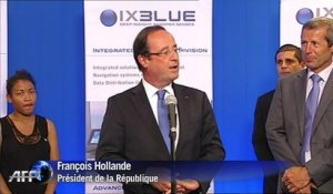 Emploi: Hollande en visite dans une PME