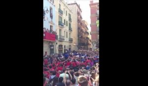 Barcelone : un "castell" s'effondre, deux blessés dont un grave