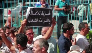Tunisie: les journalistes en grève pour dénoncer les pressions