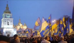 Ukraine: l'anniversaire d'un groupe nationaliste commémoré