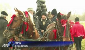 La Roumanie bénie ses chevaux pour l'Epiphanie