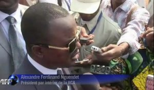 Centrafrique: le président par intérim s'engage à lutter contre la violence dans le pays