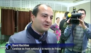 Municipales: les candidats FN à Marseille et Fréjus se rendent aux urnes