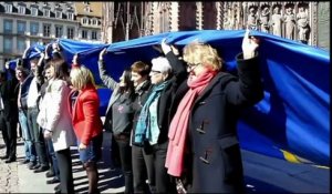 Le flashmob d'EELV pour lancer la campagne des Européennes