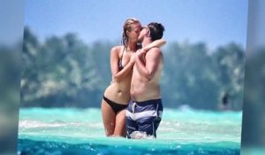 Leonardo DiCaprio et sa petite-amie mannequin Toni Garrn à Bora Bora