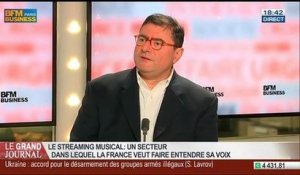 Yves Riesel, fondateur de la plateforme musicale Qobuz, dans Le Grand Journal - 17/04 3/4