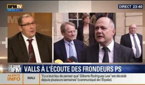 Le Soir BFM: Plans d'économies: Manuel Valls face aux frondeurs PS - 22/04 5/5