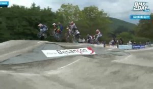 REPLAY EUROPEAN LEAGUE BMX 2014 BESANÇON 1/8 DE FINALES CHAMPIONNAT ROUND 3