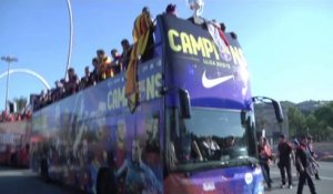 Barça - L'hommage des supporters à Vilanova