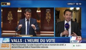 BFM Story: Vote du programme de stabilité: Manuel Valls réussira-t-il à convaincre l'Assemblée nationale ? - 29/04