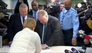 Le maire de Toronto, Rob Ford, en cure de désintoxication