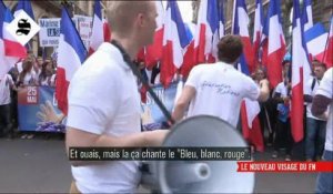 Les slogans très contrôlés de Julien Rochedy (FNJ) lors du défilé du 1er mai du FN