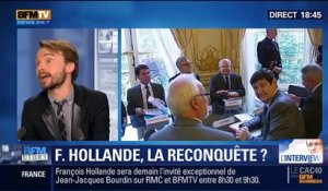 BFM Story: Deux ans à la présidence: Invité sur BFMTV et RMC, François Hollande peut-il reconquérir l'opinion publique ? - 05/05