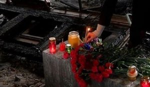 Ukraine: la maison des syndicats à Odessa toujours debout après l'incendie - 06/05