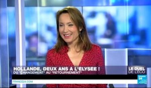 LE DUEL DE L'ÉCO - Hollande : du "changement" au "retournement"