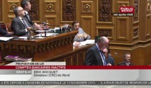 Proposition de loi relative aux comptes bancaires inactifs - En séance