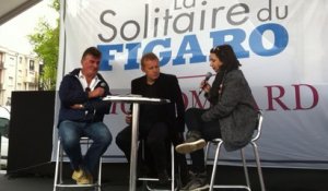 Solitaire du Figaro : PPDA évoque la mer et vanne Philippe Augier