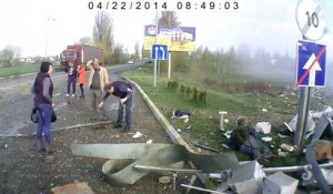 Explosion d'une station essence en Ukraine!