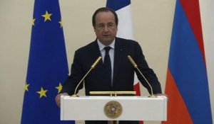 Allocution de François Hollande lors du dîner d’Etat offert par M. Serge SARKISSIAN