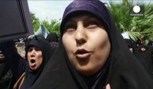 Manifestation contre le "relâchement vestimentaire" en Iran