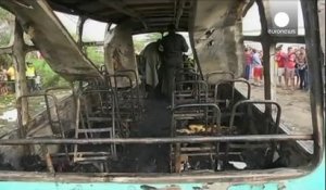 Terrible accident d'autocar en Colombie