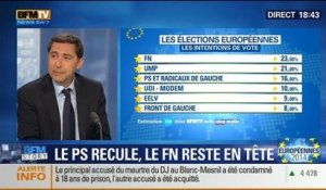 BFM Story: Européennes 2014: Le FN reste en tête tandis que le PS recule dans les intentions de vote - 22/05
