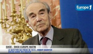 Badinter : "Il y va de l'âme de la France"
