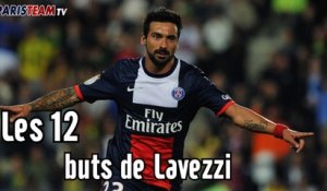 Les 12 buts de Lavezzi