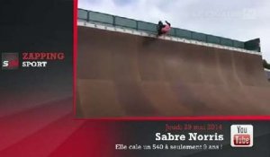 Zap'Sport : Elle cale une figure improbable en skate à 9 ans