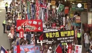Hong-Kong : manifestations du souvenir de la place Tiananmen