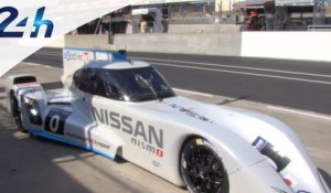 24 Heures du Mans 2014 - la Nissan ZEOD-RC découvre le circuit