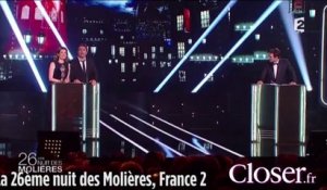 Jean Dujardin s'incruste à la cérémonie de la 26 ème nuit des Molières