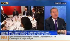 20H Politique: Diplomatic Day: dîner avec Barack Obama et souper avec Vladimir Poutine pour François Hollande - 05/06 1/2