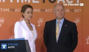 Angelina Jolie s'engage contre les violences sexuelles en temps de guerre