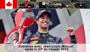 Entretien avec Jean-Louis Moncet après le Grand Prix du Canada 2014