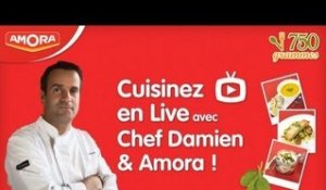 Cours en Live avec Chef Damien & Amora - Mardi 22 octobre - 750 Grammes