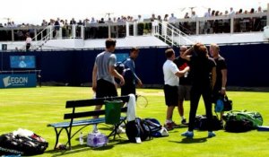 Queen's - Le premier entraînement de Murray avec Mauresmo