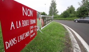 Aulnoye-Aymeries : nouvelle opération barrages filtrants des opposants à la boucle ferroviaire