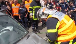 Aubigny : exercice de secours routier